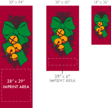20377 "Bells and Bows (Red)" 