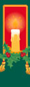 Banner Design 93675 "Poinsettia Greetings"