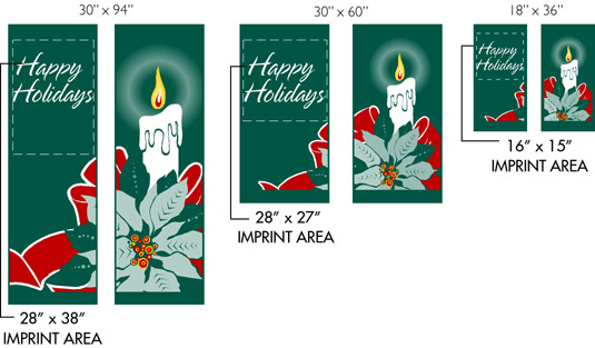03313 "Poinsettia Candle" 