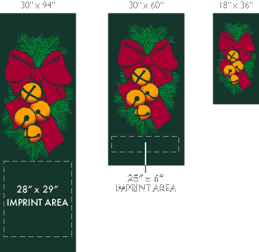 20376 "Bells & Bows (Green)"