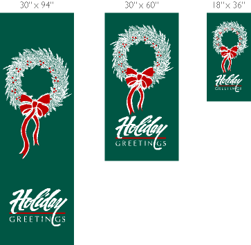 93672 "Holiday Greetings Wreath" 